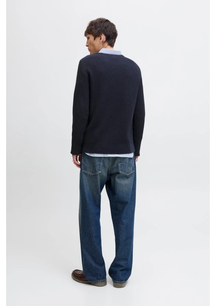 Jjpannel Pamuk Karışım Regular Fit Bisiklet Yaka Kazak Erkek Kazak 12278916 fiyatları