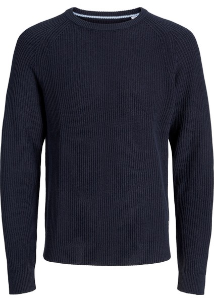 Jjpannel Pamuk Karışım Regular Fit Bisiklet Yaka Kazak Erkek Kazak 12278916 modelleri