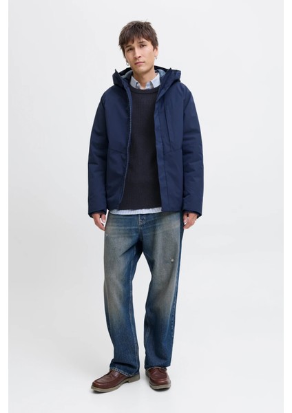 Jjpannel Pamuk Karışım Regular Fit Bisiklet Yaka Kazak Erkek Kazak 12278916 fırsatları