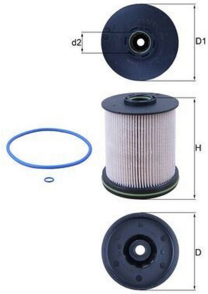 Mtxdpn KX491D Yakit Filtresi Astra K 1.6 Cdti 15 B16DTE-B16DTH-B16DTI