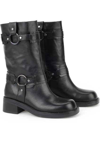 , Kadın Hakiki Deri Çizme 1531022Z7619 Siyah fiyatları