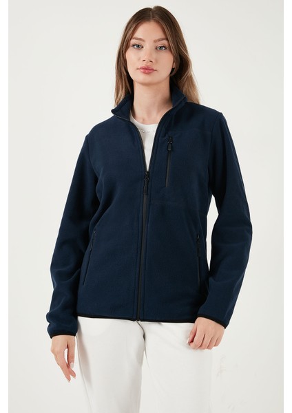 Slim Fit Cepli Fermuarlı Anti-Pilling Tüylenme Yapmayan Soğuk Geçirmez Polar Hırka Unisex Hırka 5906028S1 modelleri