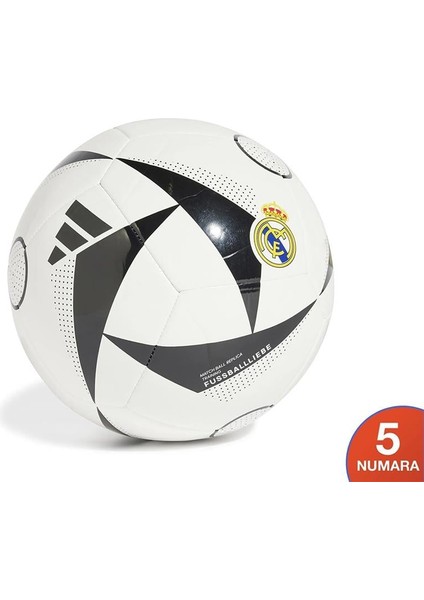 Rm Clb Home 5 Numara Futbol Topu Beyaz IX4019