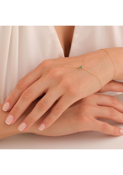 14 Ayar Oval Zümrüt Şahmeran fiyatları