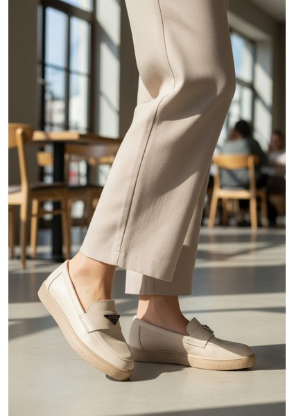 Bej Kadın Casual Ayakkabı modelleri