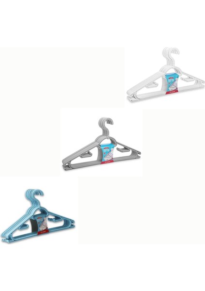 6 ’ Lı Plastik Elbise ve Kıyafet Askılığı