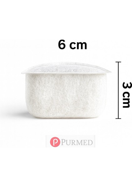 - 2lt / 65OZ (W300/W500) Evcil Hayvan Su Sebili Uyumlu Pamuk, Karbon Filtresi - 6X3CM 3'lü Paket fiyatları