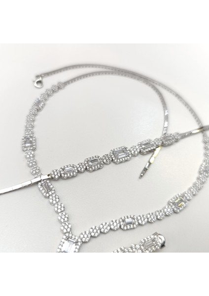 Baget Taşlı Set Takım 14 Ayar Altın indirimleri