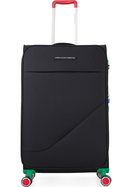 Benetton Ekstra Hafif Lüx Kumaş 8 Tekerlekli 3'lü Valiz Seti fiyatları