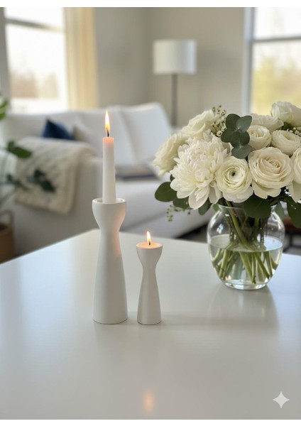 Dekoratif Mum Tutucu -Şamdanlık Seti -Ev Dekorasyon modelleri