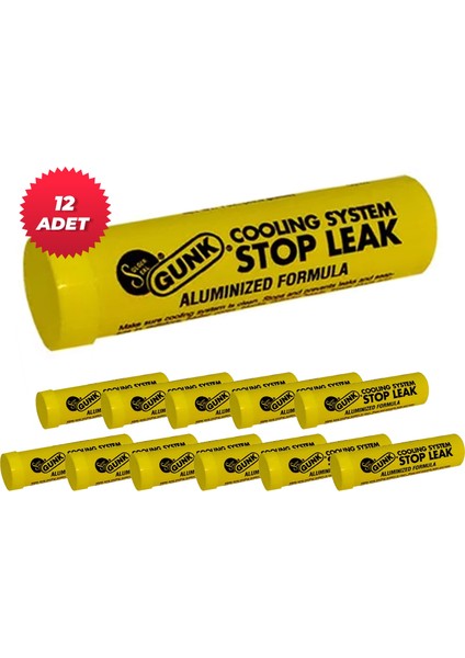 Alüminyum Radyatör Sızıntı Çatlak Önleyici 28 gr (12'li Set)