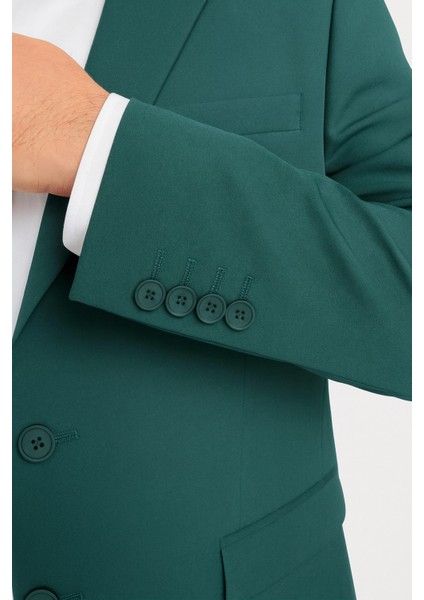 Erkek Tek Düğme Slim Fit Takım Elbise - Şık Ofis ve Davet Kombini fırsatları