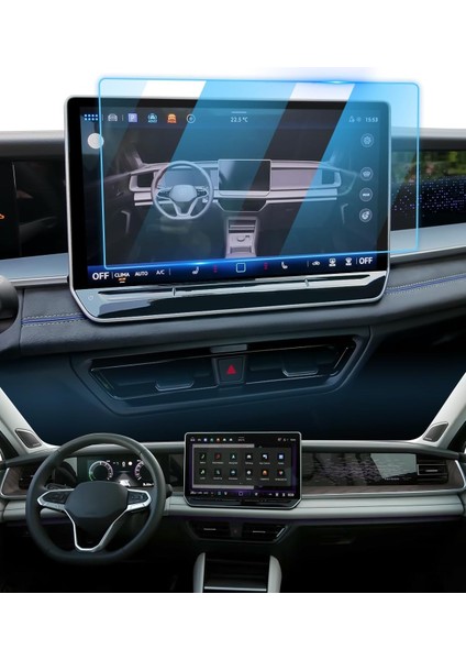 Volkswagen Tayron ile Uyumlu 2025 Model 12.9 Inç Multimedya 9h Nano Ekran Koruyucu