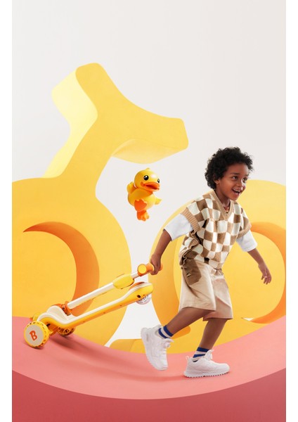 3tekerlekli Işıklı Scooter yanında sepet hediyeli😊