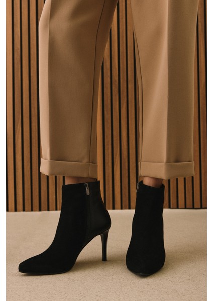 , Kadın Hakiki Deri Bot 1531030Z25104 Siyah modelleri