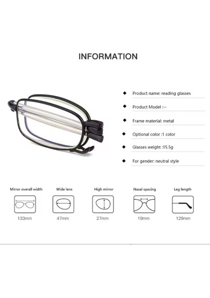 Mavi Işık Korumalı Ekran Kitap Gözlüğü Katlanır Kutulu modelleri