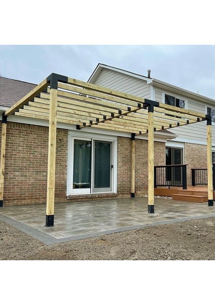 Benlinewood Pergalo Baglantı Ekipmanları 90X90X2,5MM 8parçadan Oluşmaktadır.ürün Içerisinde Keresteleri Dahil Değildir Çardak Garaj Sundurma Baglantı Ekipmanı Açık Alanlarda Kullanıma Uyğun Siyah Renk modelleri