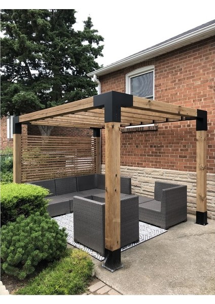 Benlinewood Pergalo Baglantı Ekipmanları 90X90X2,5MM 8parçadan Oluşmaktadır.ürün Içerisinde Keresteleri Dahil Değildir Çardak Garaj Sundurma Baglantı Ekipmanı Açık Alanlarda Kullanıma Uyğun Siyah Renk fırsatları