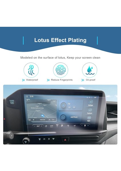 Ford Tourneo ile Uyumlu 2025 Model Multimedya 9h Nano Ekran Koruyucu fiyatları