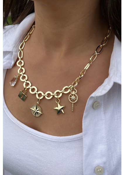 Büyük Charmlı Kolye fiyatları