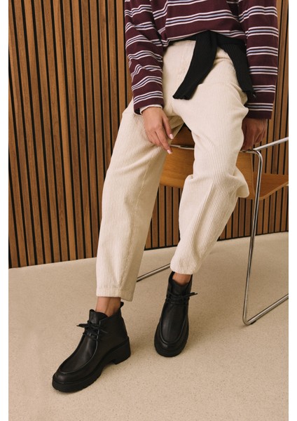 , Kadın Hakiki Deri Bot 1531030Z2590 Siyah