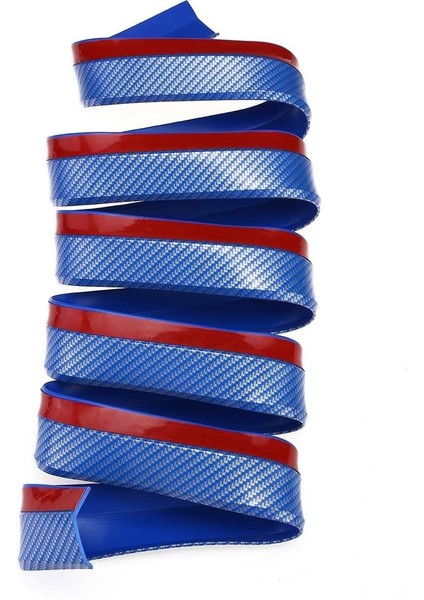 Mavi 2,5 Metre Araba Oto Ön Tampon Koruyucu Kauçuk Pratik Tampon Şerit Bant Döşeme Kiti (5264) fırsatları