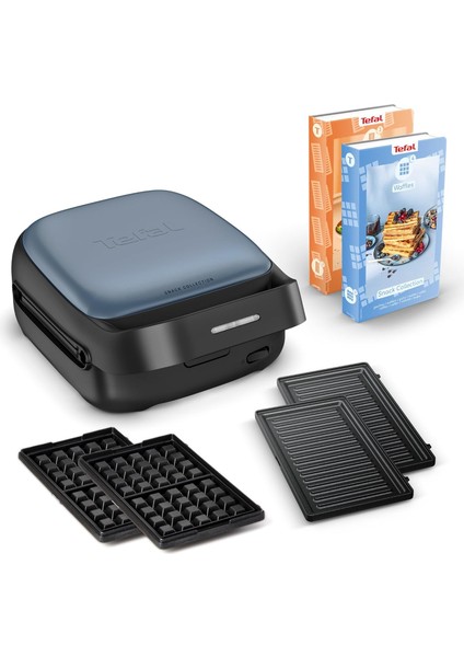 Snack Master 2'si 1 Arada Tost ve Waffle Makinesi | 20 Farklı Plaka Seti Eklenebilir modelleri