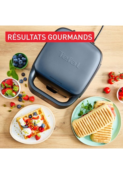 Snack Master 2'si 1 Arada Tost ve Waffle Makinesi | 20 Farklı Plaka Seti Eklenebilir