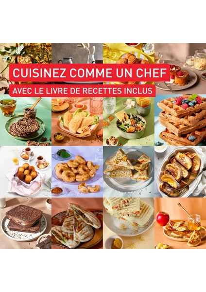 Snack Master 2'si 1 Arada Tost ve Waffle Makinesi | 20 Farklı Plaka Seti Eklenebilir