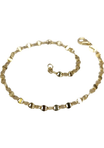 Pullu Bileklik Künye 14 Ayar Altın Hd Videolu