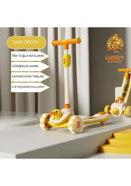 3tekerlekli Işıklı Scooter yanında sepet hediyeli😊😊