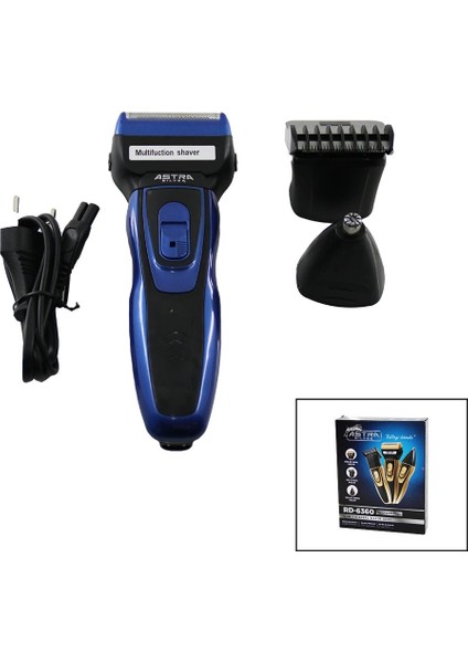 3ın1 Kişisel Bakım Seti Saç Sakal Kesme - Sıfır Sakal - Kulak - Burun Traş Makinesi RD-6360 (5148)