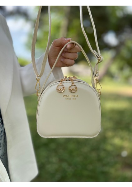 Nçs Bölmeli Ayarlanabilir Askılı Sade ve Şık Kutu Model Kadın Çapraz Omuz ve El Çantası Çantası