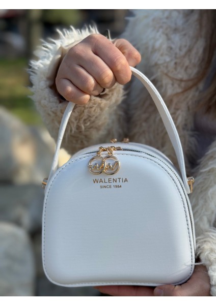 Nçs Bölmeli Ayarlanabilir Askılı Sade ve Şık Kutu Model Kadın Çapraz Omuz ve El Çantası Çantası