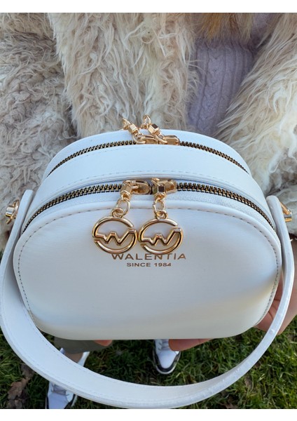 Nçs Bölmeli Ayarlanabilir Askılı Sade ve Şık Kutu Model Kadın Çapraz Omuz ve El Çantası Çantası