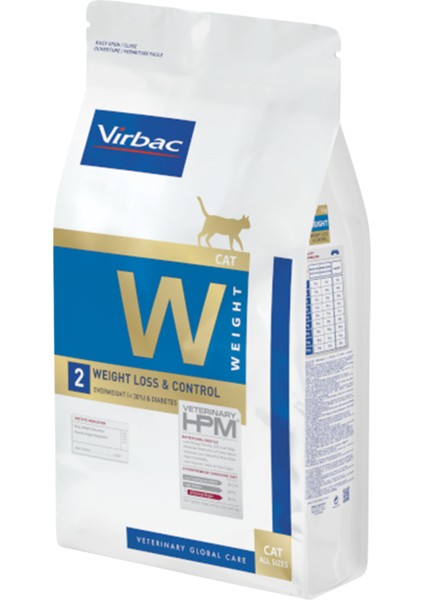 weight loss & control (w2) kedi maması 1,5 kg –