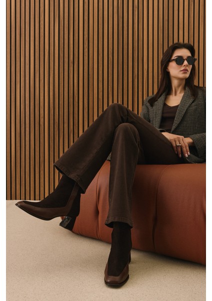 , Kadın Hakiki Deri Bot 1531030Z2596 Kahve fiyatları