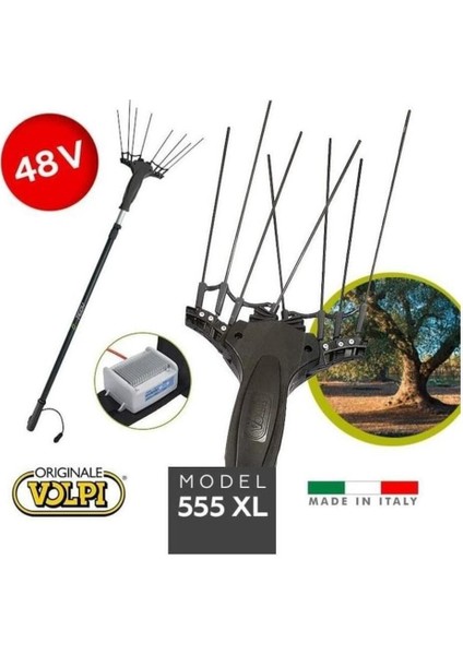555XL Olytech – Italyan Zeytin Silkme Makinesi (48 Volt).