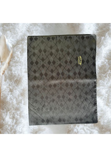 Küçük Baklava Desenli Kahverengi Jakarlı Şal