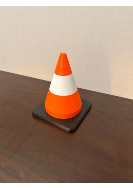 Minyatür Trafik Dubası Modeli LED Işıklı 13 cm modelleri