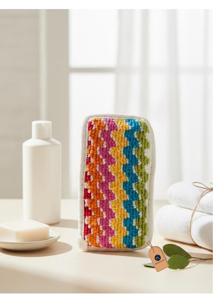 Renkli Yüz ve Vücut Kesesi | Cilt Arındırıcı Banyo Lif Kese – Spa Masaj Etkili