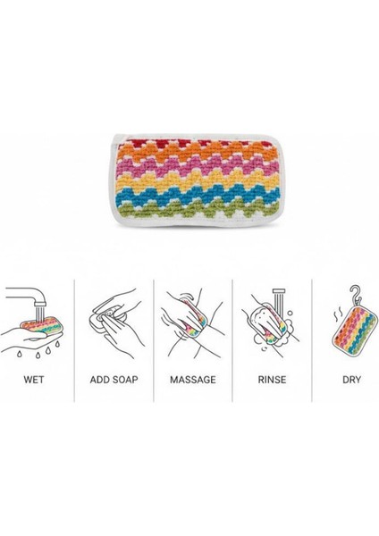 Renkli Yüz ve Vücut Kesesi | Cilt Arındırıcı Banyo Lif Kese – Spa Masaj Etkili indirimleri