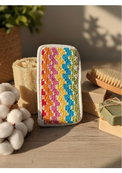 Renkli Yüz ve Vücut Kesesi | Cilt Arındırıcı Banyo Lif Kese – Spa Masaj Etkili