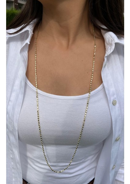 Kare Desen Uzun Dolama Zincir Kolye fırsatları