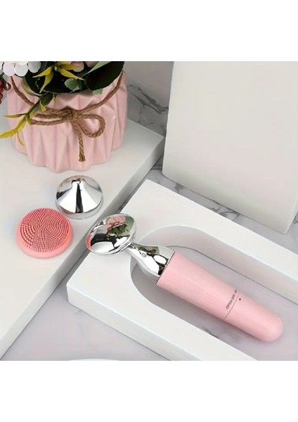 Pembe Pilli Yüz Temizleyici, Yüz Germe ve Sıkılaştırıcı Güzellik Aleti fırsatları