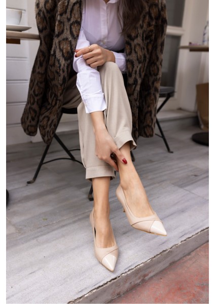 Teya Kadın Ten Topuklu Ayakkabi indirimleri