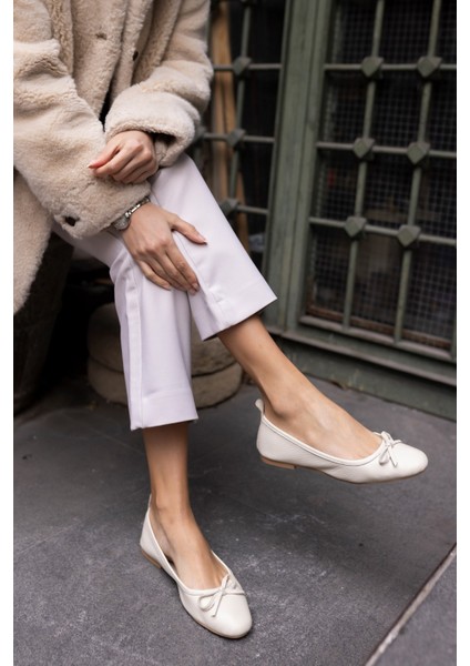 Lumbo Kadın Bej Gercek Deri Babet fiyatları