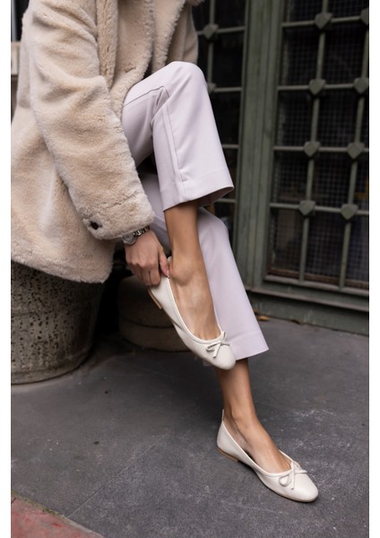 Lumbo Kadın Bej Gercek Deri Babet indirimleri