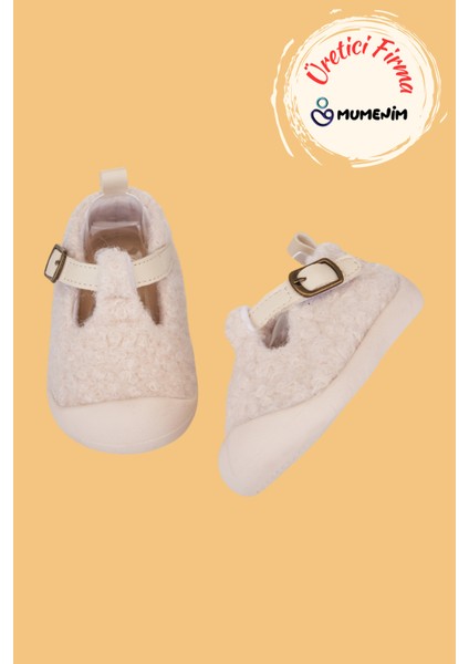 Togo Unisex Çocuk Bebek Siyah Günlük Babet Ayakkabısı - Ortopedik, Kaymaz Rahat ve Esnek