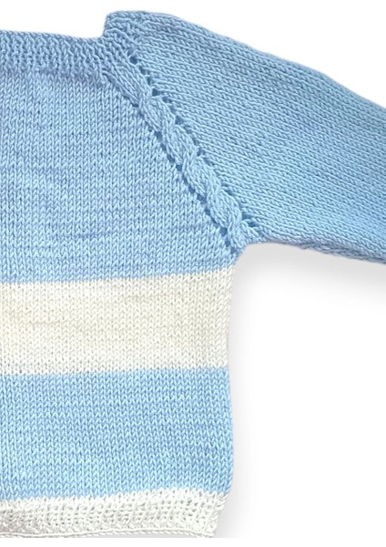 1-2 Yaş Örgü Erkek Bebek Hırkası